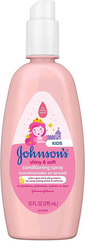 Johnson'S Baby Shiny & Soft Tear-Free Kids' Hair Conditioning Spray, 10 Fl Oz.