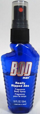 Bod Man Really Ripped Abs Mens Cologne Body Spray 1.8 oz 53ml Citrus Fresh Spicy