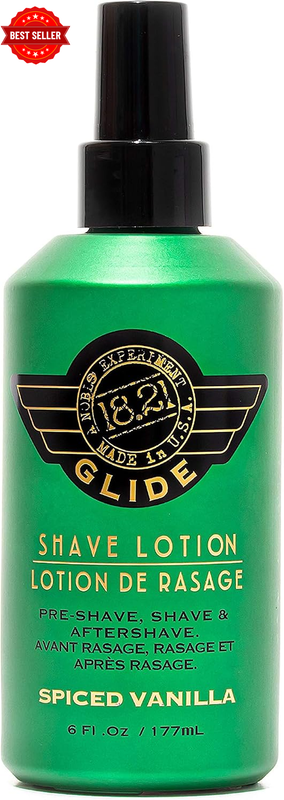 18.21 Man Made Glide Shave Lotion - Spiced Vanilla by 18.21 Man Made for Men - 6