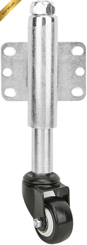 Gate Wheel,Spring Loaded Flat Heavy Duty Swivel Gate Wheel Caster, Adjustable Wo