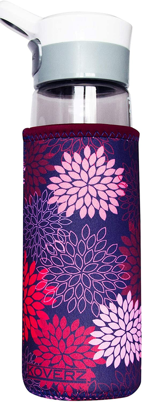 Neoprene 24-30 Oz Water Bottle Insulator Cooler Coolie Midnight Mums NEW