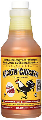 Healthy Coat Kickin Chicken Weight Gain Energy Muscle Supplement 16 oz