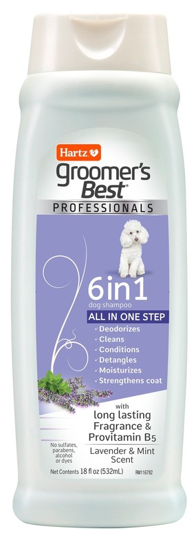 Groomer'S Best PROFESSIONALS 6 in 1 Dog Shampoo, 18 Fl Oz.