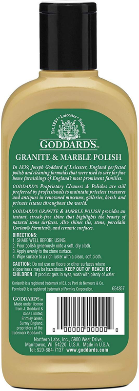 Goddards Granite & Marble Polish 8 Oz