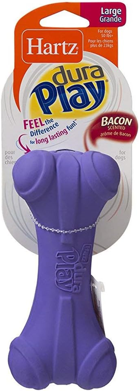 Duraplay Bacon Scented Dog Toys, Large ( Color May Vary )