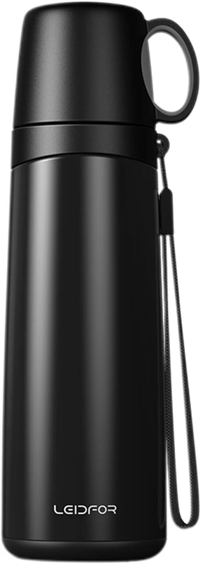 Coffee Travel Mug Vacuum Insulated Thermal Water Bottle Build-In Lid Cup Stainle
