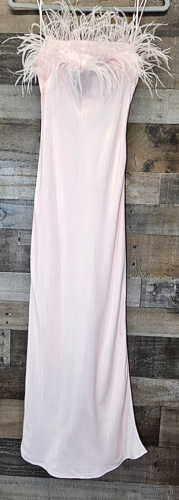 【Massimo Dutti】Long dress with fringe detail - STUDIO Massimo Dutti Studio Womens XS Dress With Feather Details