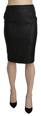 BENCIVENGA Черная юбка-карандаш длиной до колена с прямым узором IT42/US8/M Рекомендуемая розничная цена 350 долларов США