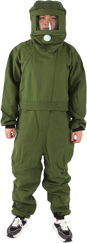 Sand Blasting Hood Suit Sand Blasting Suit Protective Hood Splash Work Protectio