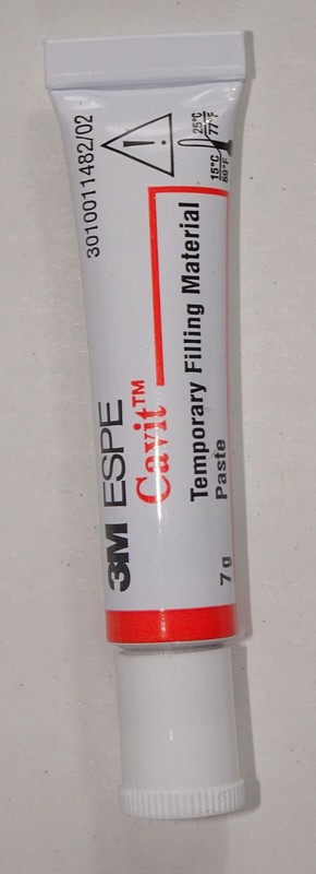 Cavit â¢  Provisorische ZahnfÃ¼Llung Zahnkleber Zahnschmerzen Zahnzement