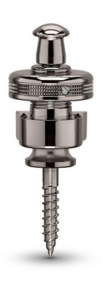 Genuine Schaller latest S-Lock Straplock. pair - Ruthenium Made in Germany