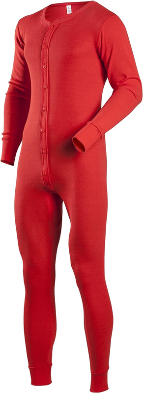 Men'S Cotton Tall 1 X 1 Rib Union Suit