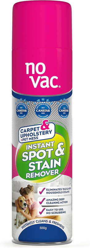 Carpet Spot & Stain Remover Spray, Foaming Formula Wet & Dry, 500G