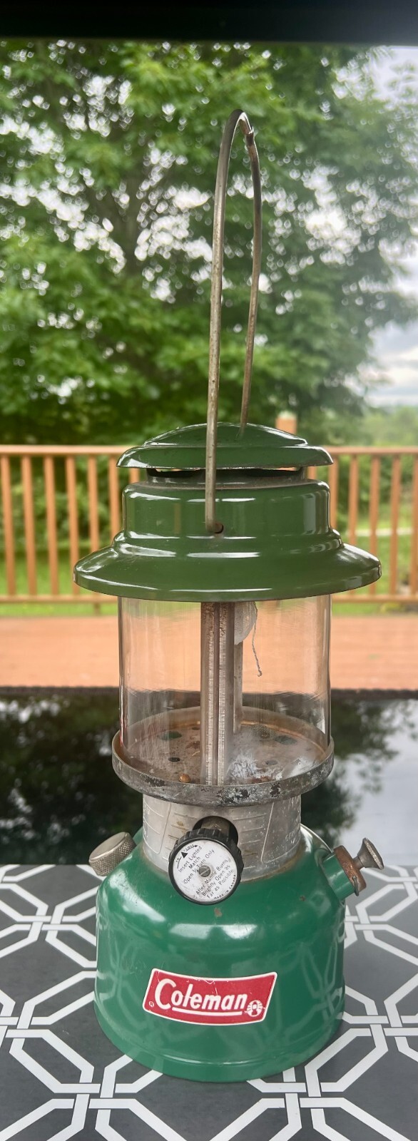 Vintage Coleman Lantern Model 335 Dated 4 73 1973 Canada In