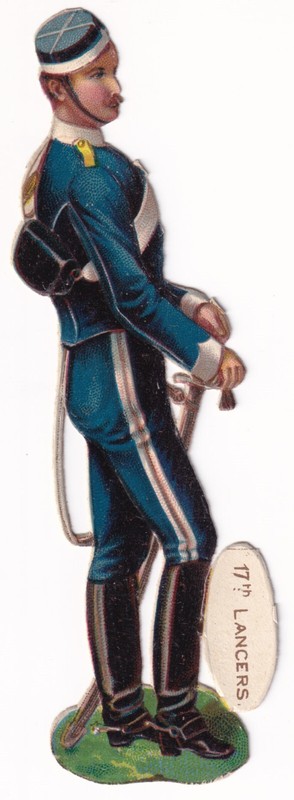 Soldat 17th Lancers - Chromo DÃ©Coupis Military Cavalry Army AmÃ©E Royaume-Uni Wwi