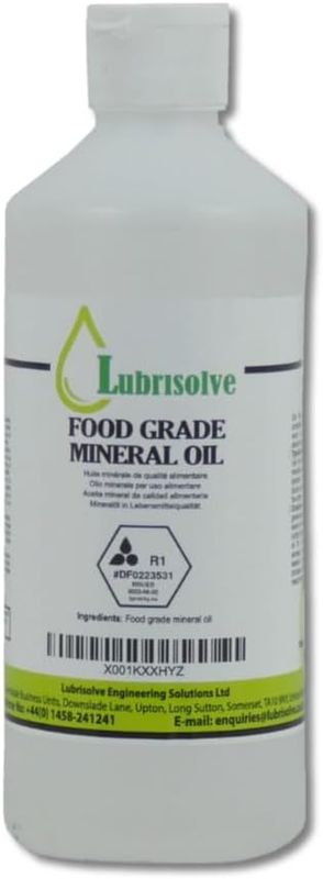 Lubrisolve Food Grade Mineral Oil for Cutting Boards, Countertops and Butcher Bl