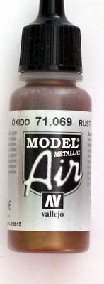 Vallejo Model Air Paint: 17ml  71069 Rust 