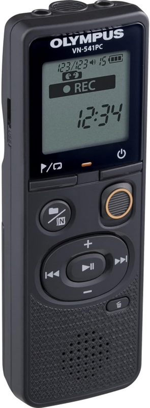 Olympus VN-541PC Digital Voice Recorder with One-Touch Recording, Noise-Cancella
