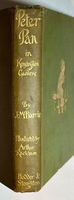 PETER PAN IN KENSINGTON GARDENS WITH 24 F/P COLOR PLATES BY ARTHUR RACKHAM