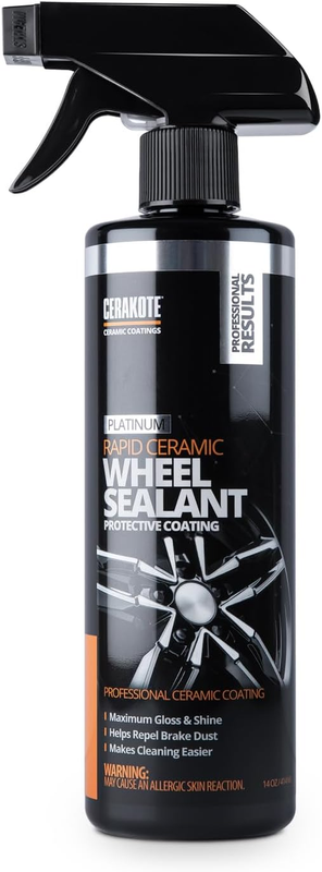 CERAKOTE Rapid Ceramic Wheel Sealant - Ceramic Spray Coating for Wheels - Quick