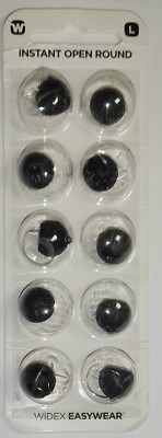 Widex Easywear Instant Open Round (L) Large Dome / USA seller / Fast shipping