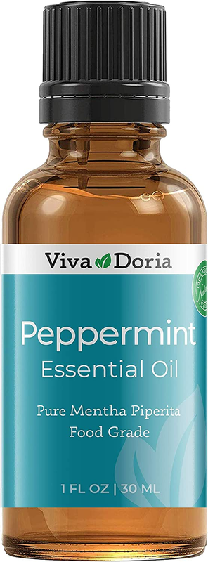 Viva Doria 100% Pure Northwest Peppermint Essential Oil, Undiluted, Food Grade,
