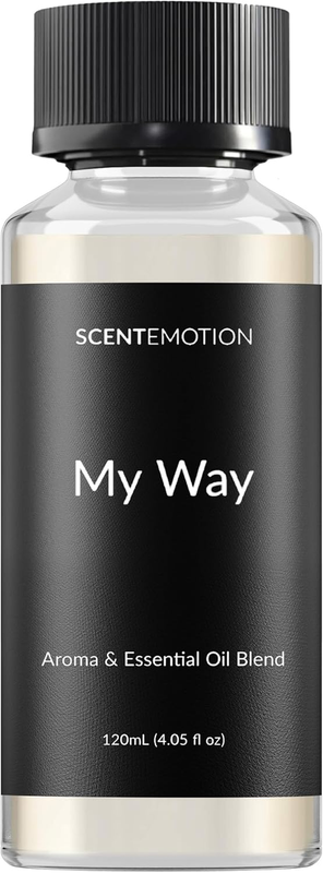 My Way Diffuser Oil Inspired by the 1 Miami Beach Scent, Scent Diffuser Oil with Notes of Cardamom, Leather, Lemon & Iris, Aromatherapy Fragrance, Essential Oil Blend | 120Ml, 4.05 Fl Oz