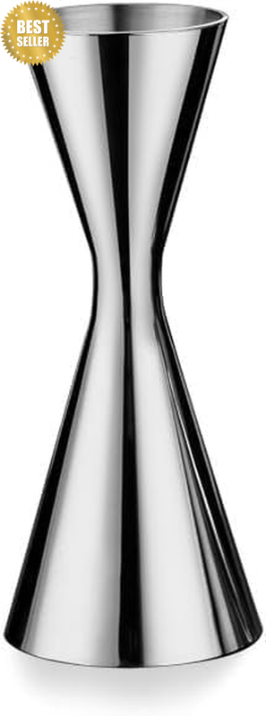 1PC Stainless Steel Cocktail Jigger - Professional 30Ml/60Ml Spirit Measure for