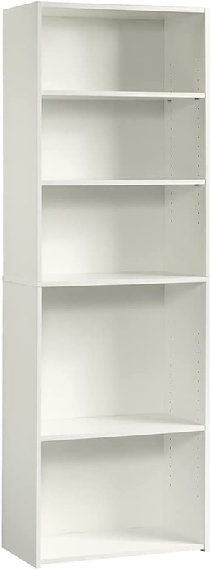 Beginnings 5-Shelf Bookcase, Soft White Finish