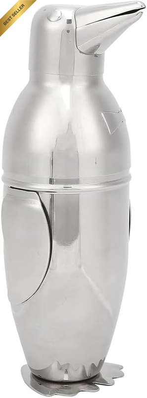 Penguins Shaker,Cocktail Shaker,Penguin Stainless Steel Bar Bartender Drink Mixe