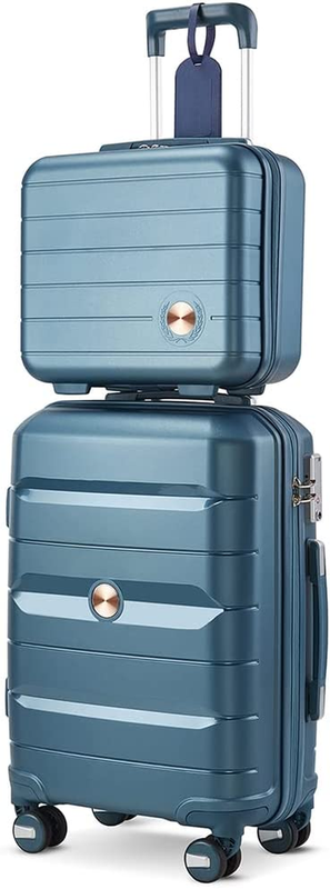 20" & 14" Lightweight Hardside Luggage Set - 4 Spinner Wheels & TSA Lock