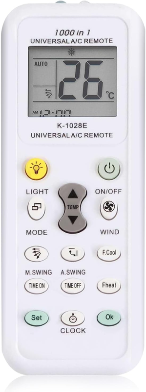 Air Conditioner Remote Control K-1028E AC Remote Control for Most Air Conditioni