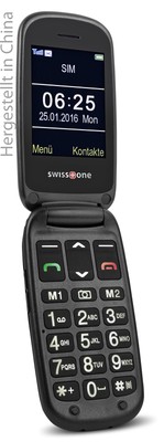 swisstone BBM 625 GroBtasten-Handy silber NEW