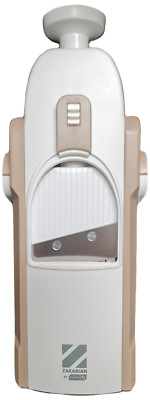 Zakarian by DASH Safe Slice Mandoline Slicer, Julienne + Dicer - Taupe