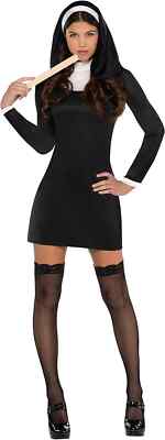 Amscan Blessed Nun Costume Halloween Sexy Hot Babe Naughty Dress Sin 840752