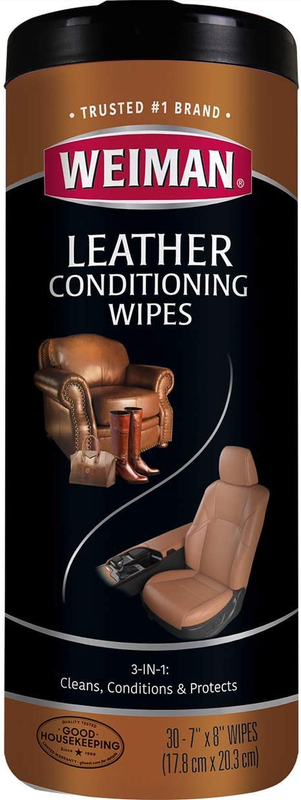 Leather Cleaner and Conditioning Wipes, 3-in-1 UV Protections for Shoes, 30 Ct