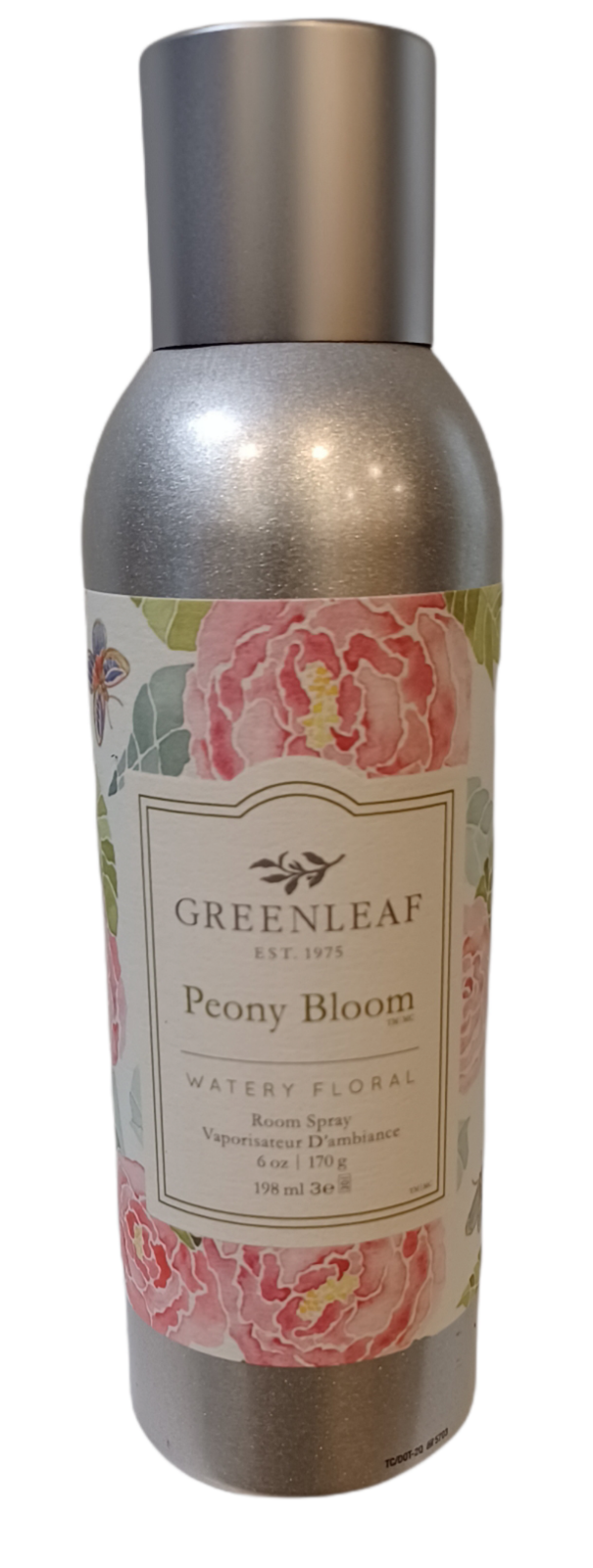 Greenleaf Room Spray 6oz. Peony Bloom made in USA