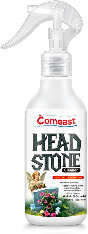 Headstone Cleaner for Graves,Highly Effective Gentle Formula