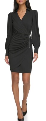 Karl Lagerfeld Paris Women's Dress with Zipper Detail Size 4. NWT