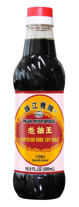 Soy Sauce, Pearl River Bridge Superior Dark ,16.9-Ounce Plastic Bottles