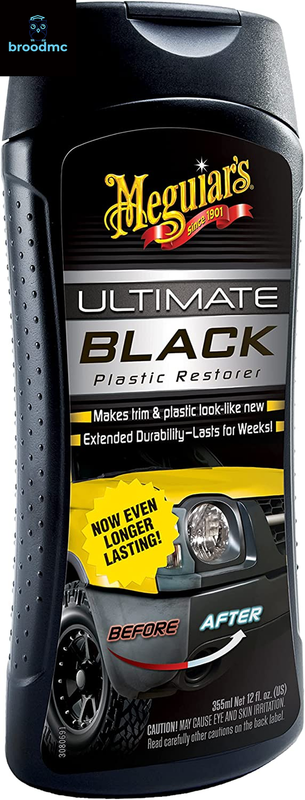 Meguiars Car Black Plastic Restorer Fluid 12 oz Ultimate Trim Protect Restore US