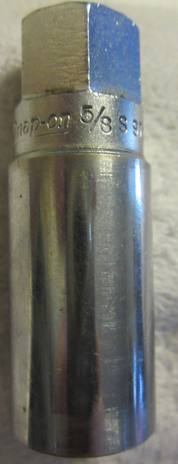 1 Snap On Tools 5/8" Spark Plug Socket 6 Pt 3/8" Drive Chrome S9706