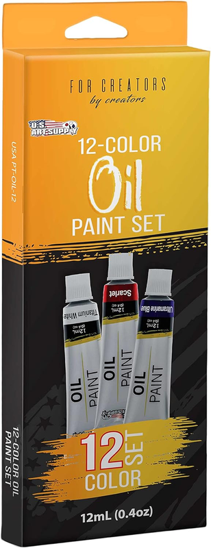 Prof 12 Color Set Art Oil Paint...