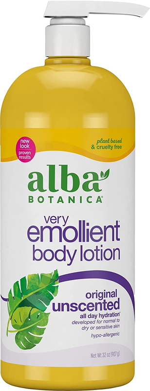Very Emollient Body Lotion, Unscented Original, 32 Oz