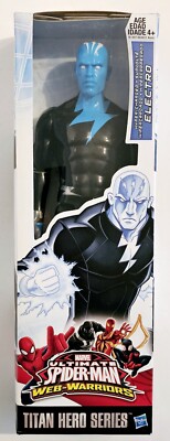 MARVEL SPIDER-MAN TITAN HERO SERIES HYPER CHARGED ELECTRO 12'' ACTION FIGURE NEW