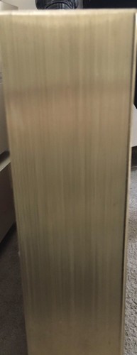 2 Gold Plated Allstate Jewelry Display Cases With Black Velvet Padding