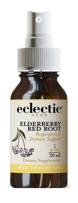 Eclectic Herb Kids Elderberry-Red Root Throal Spray 1 унция жидкости