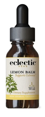 Eclectic Herb Kids Lemon Balm со вкусом лимона без спиртового глицерита 1 унция жидкости