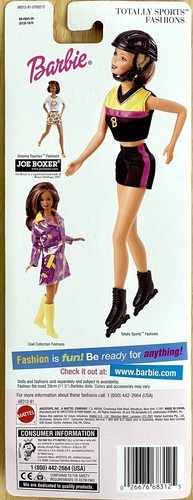 Barbie tennis Totally Sports Fashion, Barbie logo shirt, racquet & ball 1999 NRF
