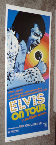 ELVIS ON TOUR original 1972 14x36 insert movie poster ELVIS PRESLEY